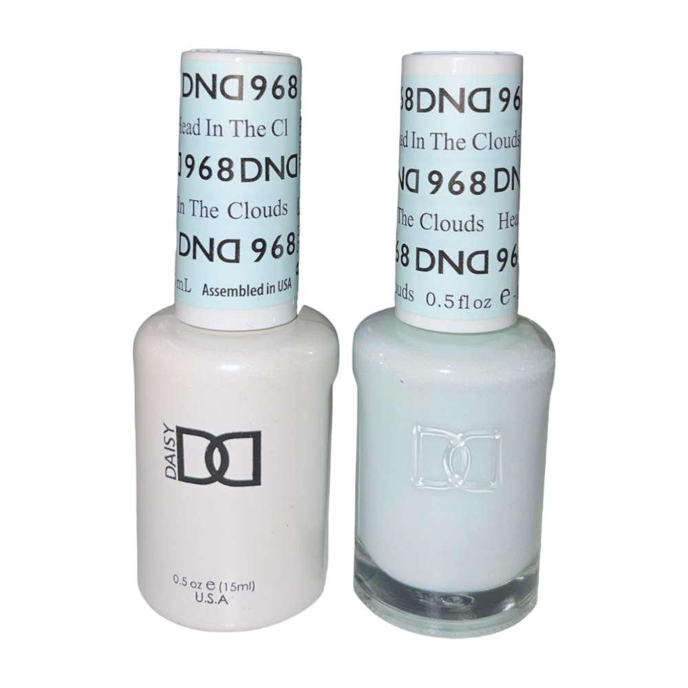 cloud nails, DND Gel Polish and Nail Lacquer Duo Set 968, nail salons peterborough