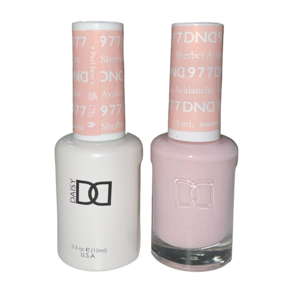 DND Duo 977 - Orange Sherbet Gel Polish & Nail Lacquer, nail salons in cornwall ontario