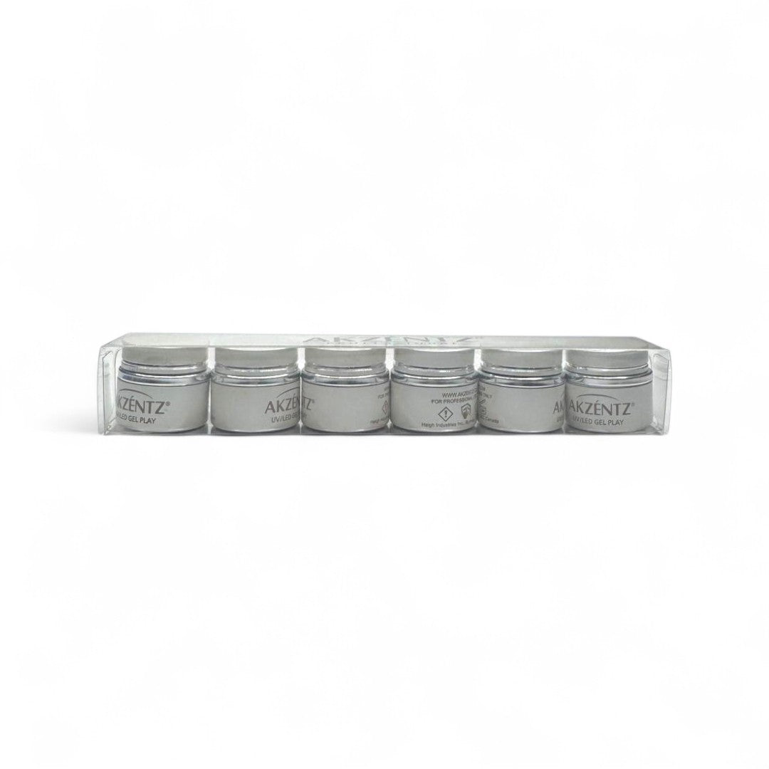 Akzéntz UV/LED Gel Play - Pearlescent Powder Kit