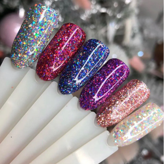 Akzéntz UV/Led Gel Play - Glitter Purple Crush 0.14Oz