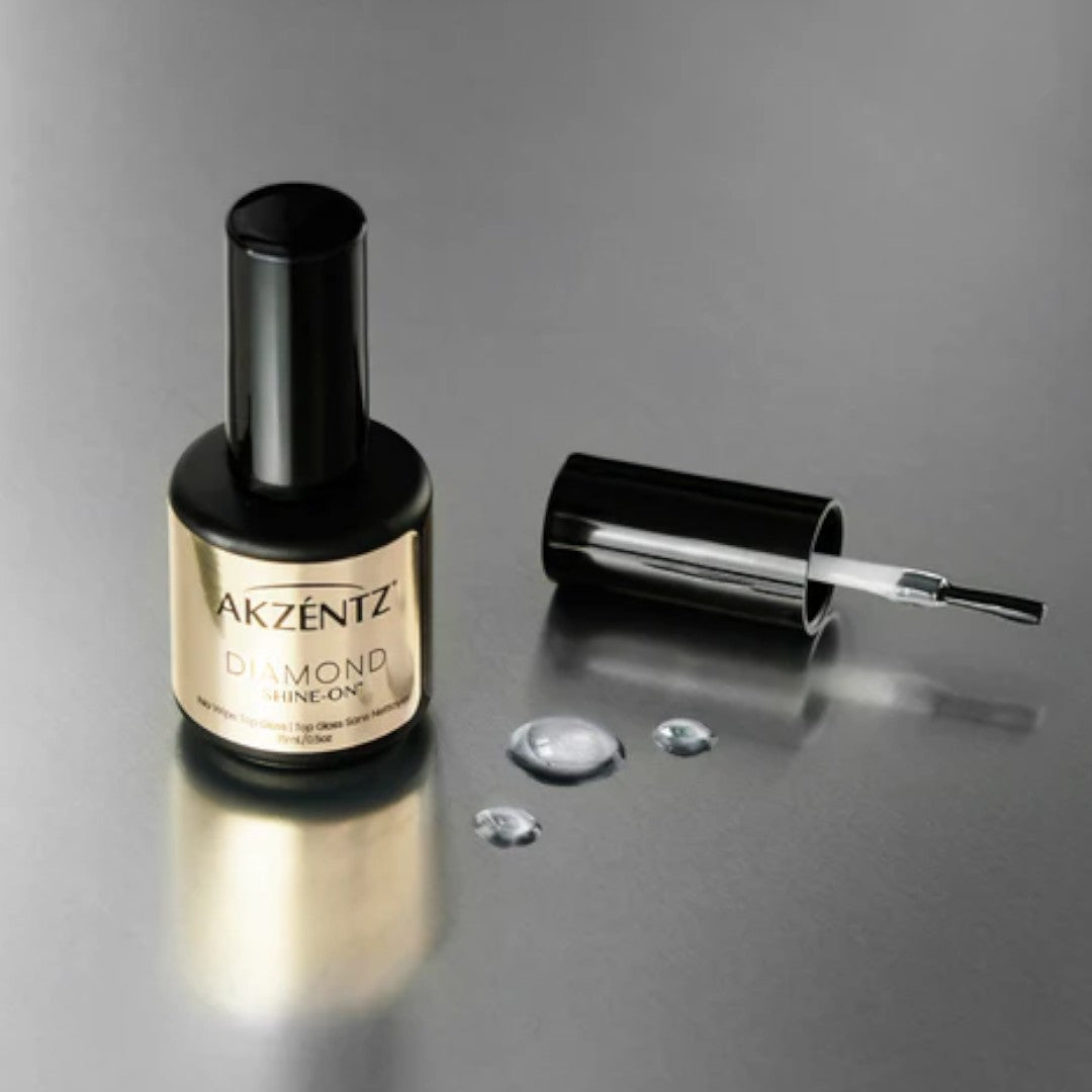 Akzéntz Luxio Gel Top Coat (HEMA-Free) - Diamond Shine-On 0.5oz