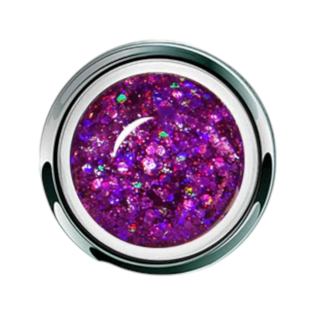Akzéntz UV/Led Gel Play - Glitter Fuchsia Dazzle 0.14Oz
