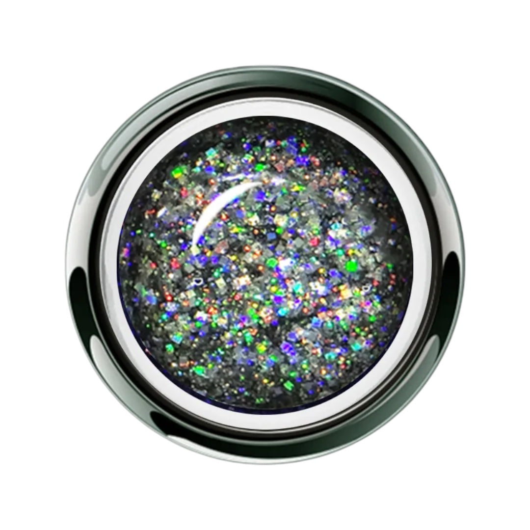 Akzéntz UV/Led Gel Play - Glitter Galaxy Dazzle 0.14Oz