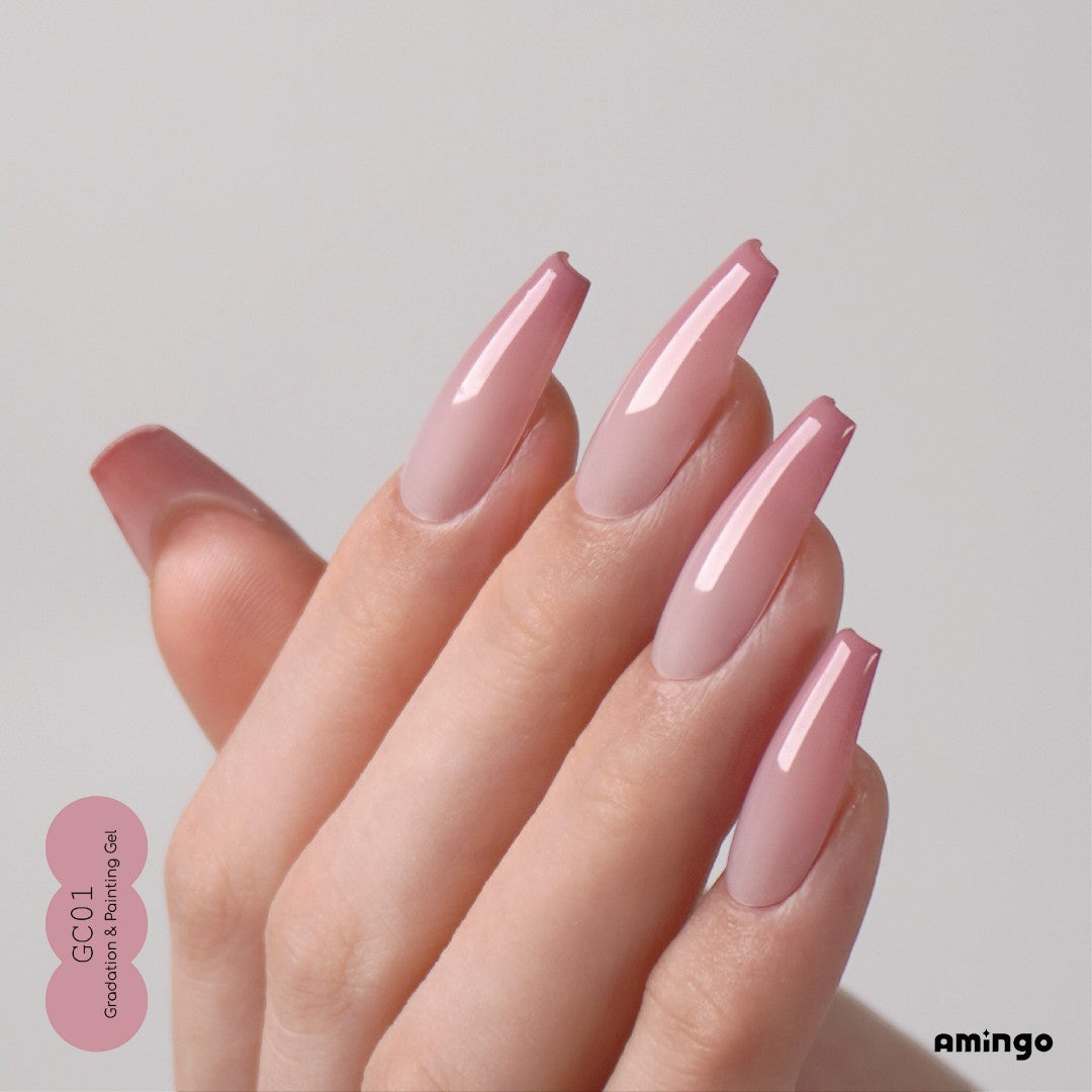 Amingo Airfit Gragel GC01, toenail gel polish, pro gel polish, macaron gel polish, sally beauty gel polish