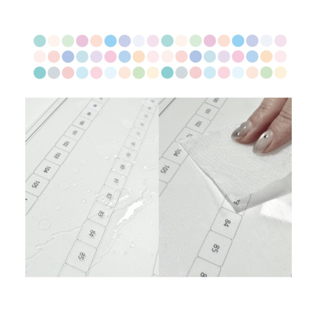Amingo Colour Chart Plate & Numbering Sticker