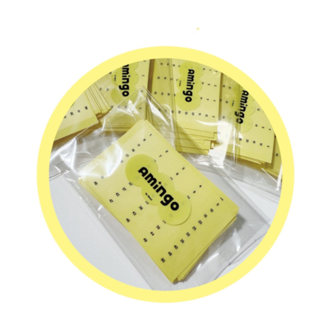 Amingo Colour Chart Plate & Numbering Sticker