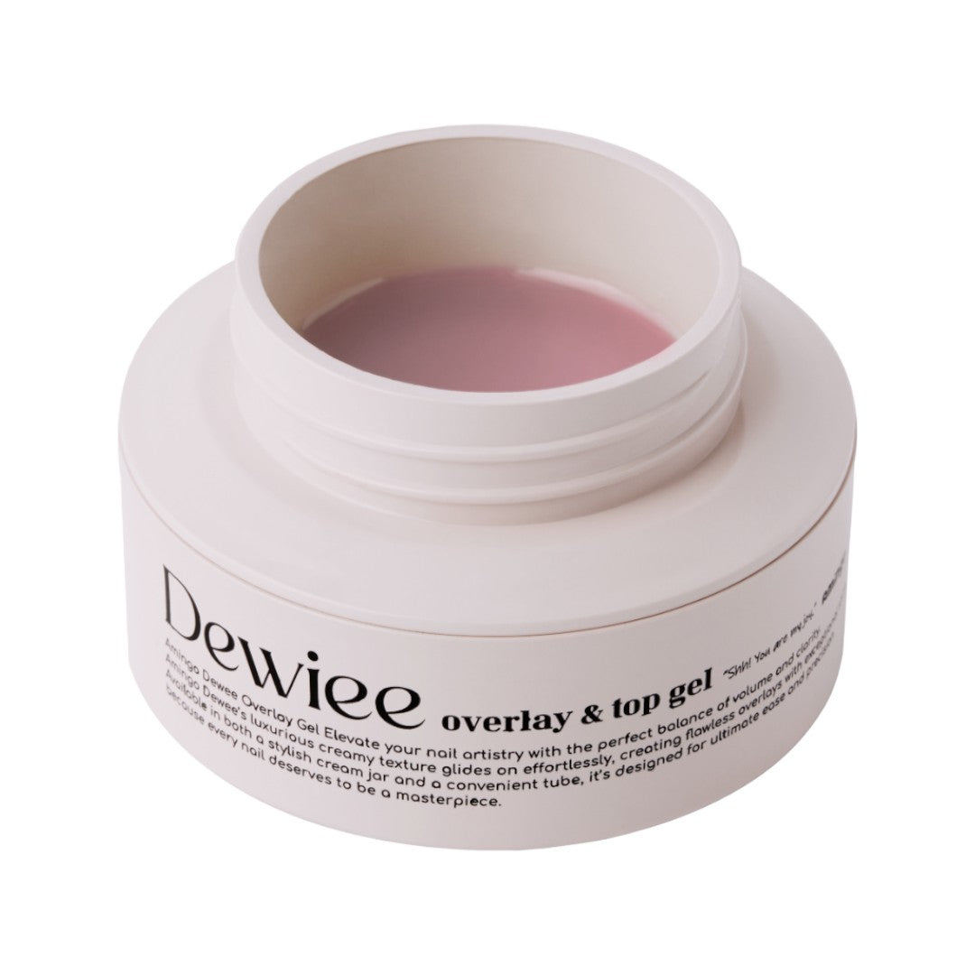 Amingo Dewiee Overlay & Top Gel - Rosy Pink (Jar)