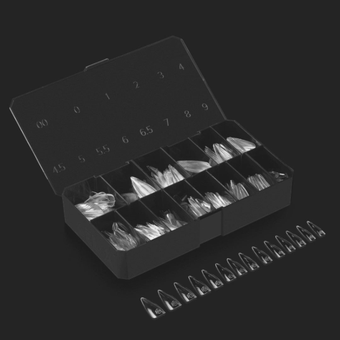 Apres Nails, Gel-X Tip Mini Box, Sculpted Square (280pcs), gel nails victoria