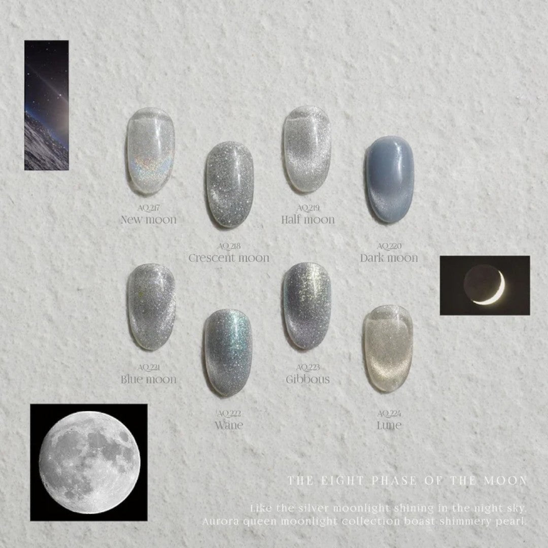 Aurora Queen Cat Eye Gel Polish #AQ219 Half Moon