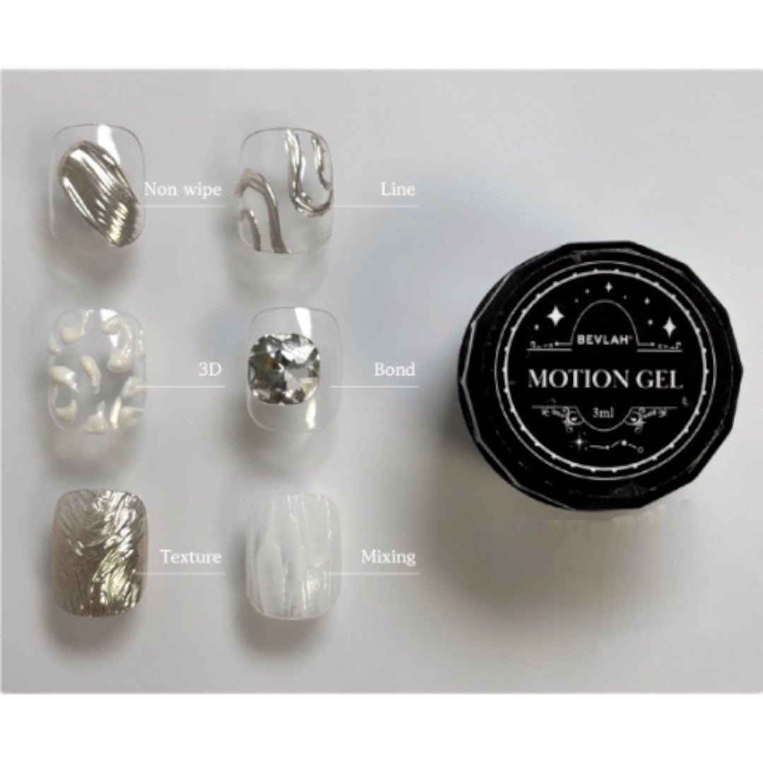 Bevlah Art Nail Gel Motion Gel Polish A50, gel manicure nail art, gel nail art, art nail gel, nail art gel nails