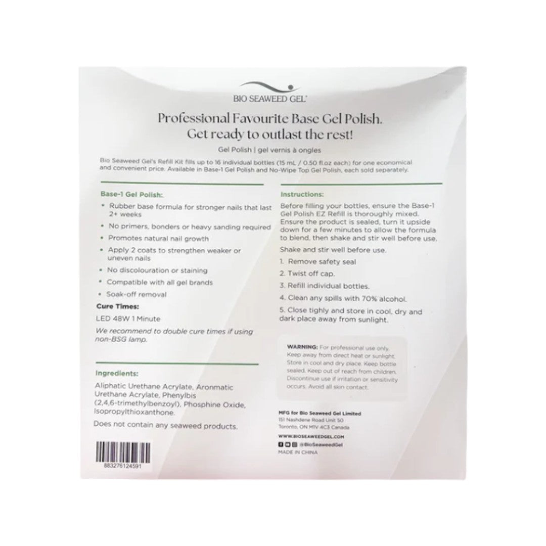 Bio Seaweed Gel Base Coat Refill EZ Refill Kit