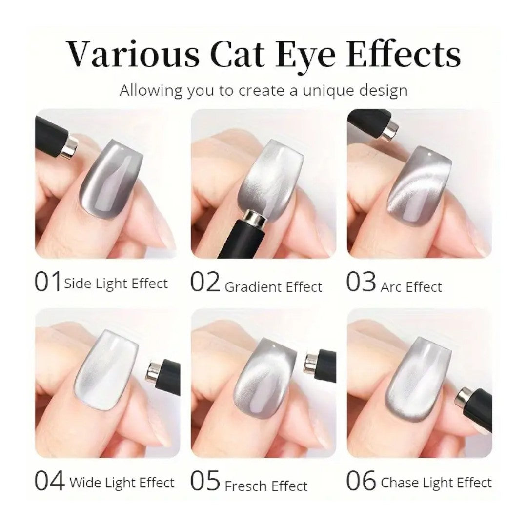 CNBS Silicone Cat Eye Nail Magnet - Black