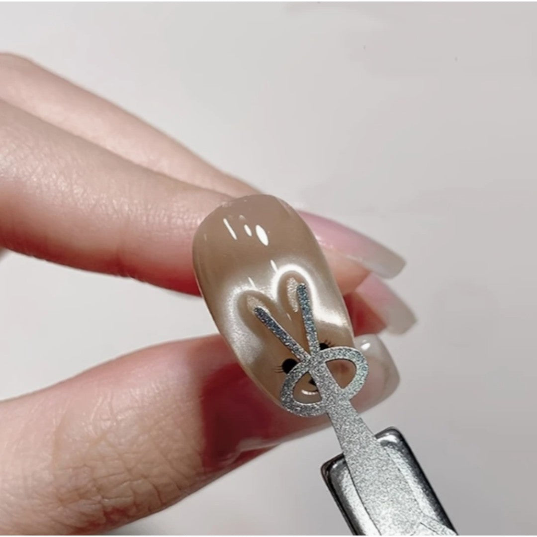 CNBS Nail Art Tools - Bunny Cat Eye Magnet (3 Pieces)