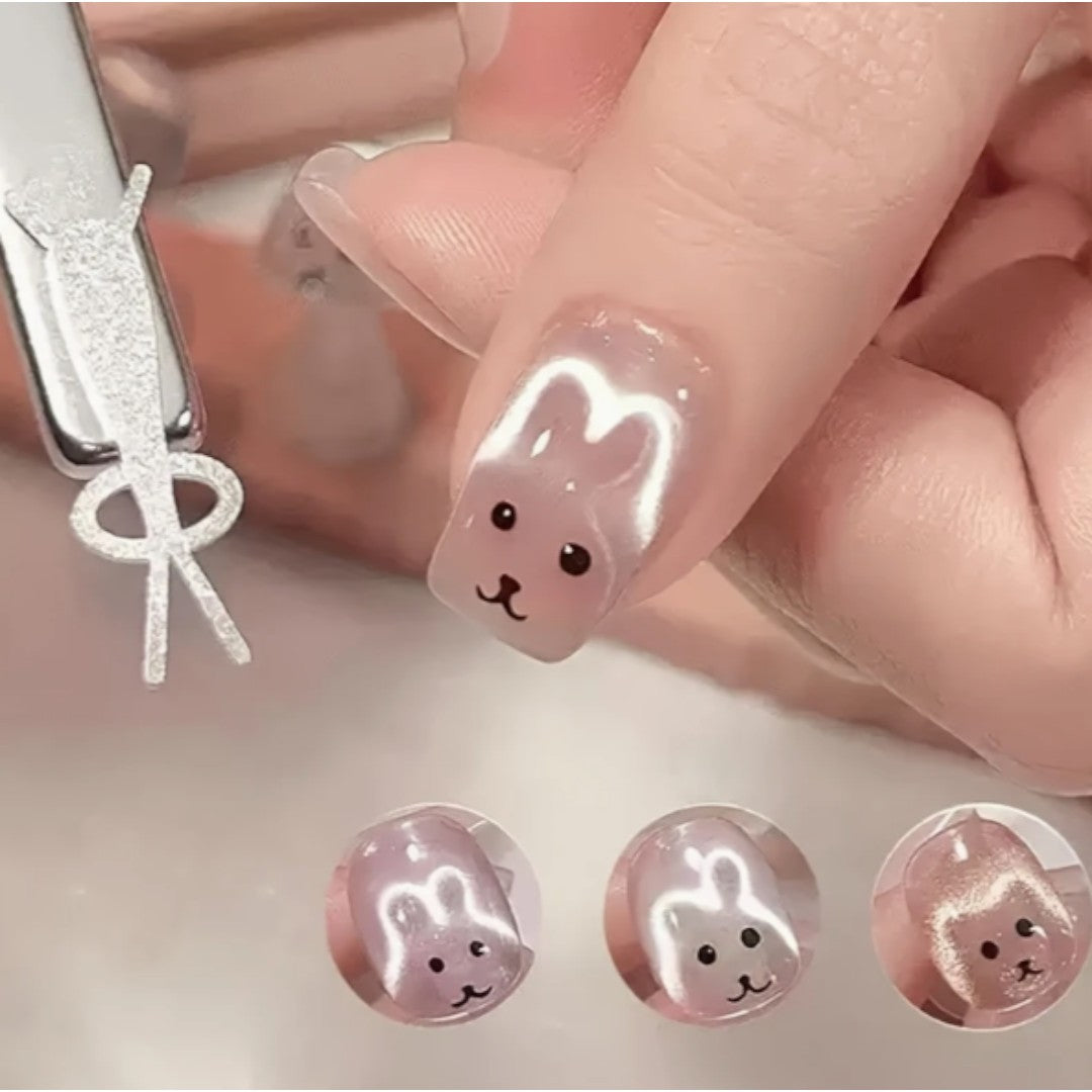 CNBS Nail Art Tools - Bunny Cat Eye Magnet (3 Pieces)