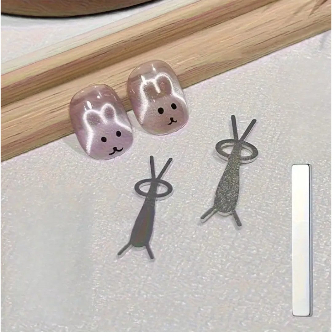 CNBS Nail Art Tools - Bunny Cat Eye Magnet (3 Pieces)