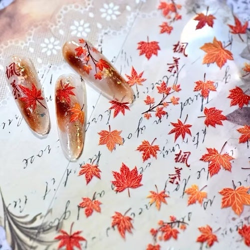 CNBS Nail Stickers - Fall Maple Leafs