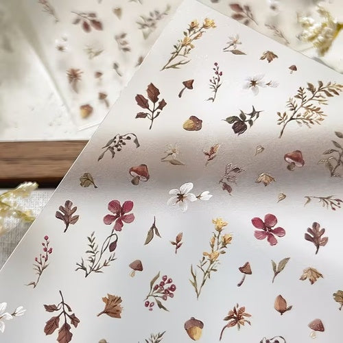 CNBS Nail Stickers - Fall Leaves & Flowers