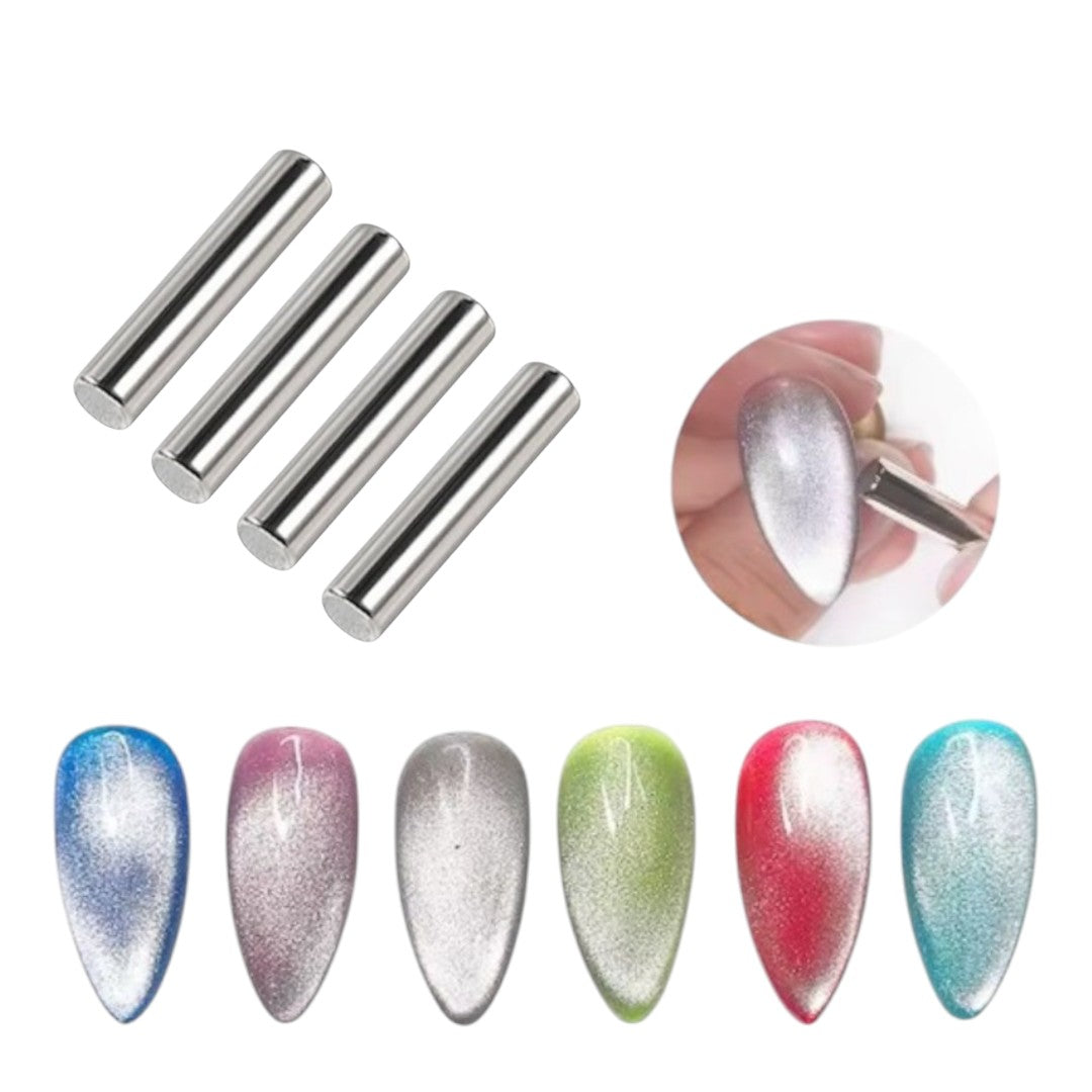 CNBS Cylindrical Nail Magnet Strong Effect 10mmX30mm Set 4pcs