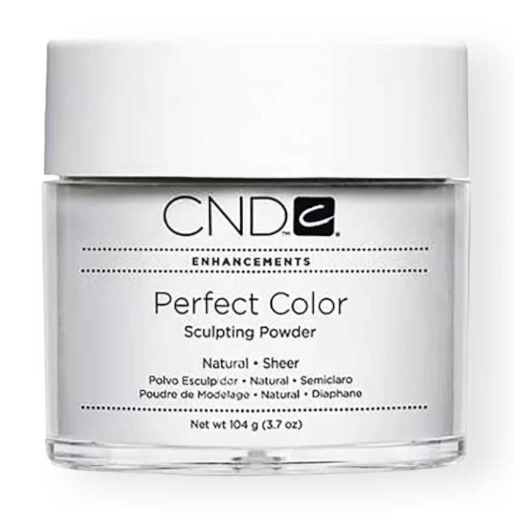 CND Perfect Colour Powder 3.7oz Natural Sheer, Toronto Acrylic Nail Supply, acrylic nail ideas, nail beauty supply, acrylic nail powder