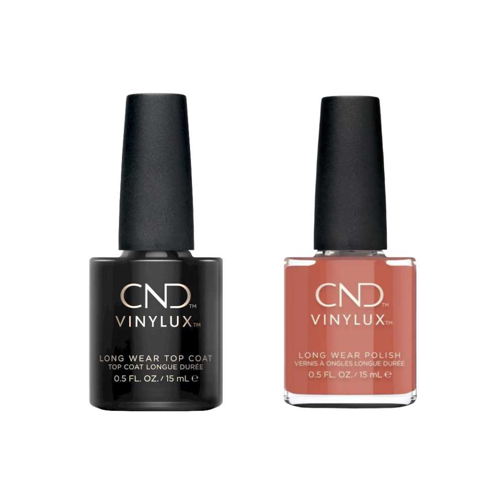 cnd vinylux, cnd vinylux nail polish, nail polish cnd vinylux, cnd vinylux canada, cnd vinylux polish, CND Vinylux Top Coat and nail polish color set 404 Terracotta Dreams, Classique Nails Beauty Supply