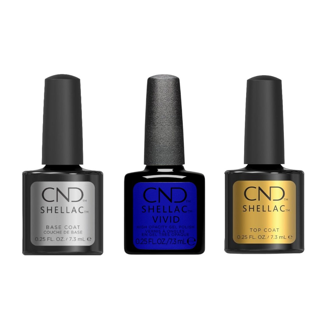 CND Shellac Top Coat, Base Coat and Colour Trio from Vivid Collection, cnd shellac top coat, cnd shellac where to buy