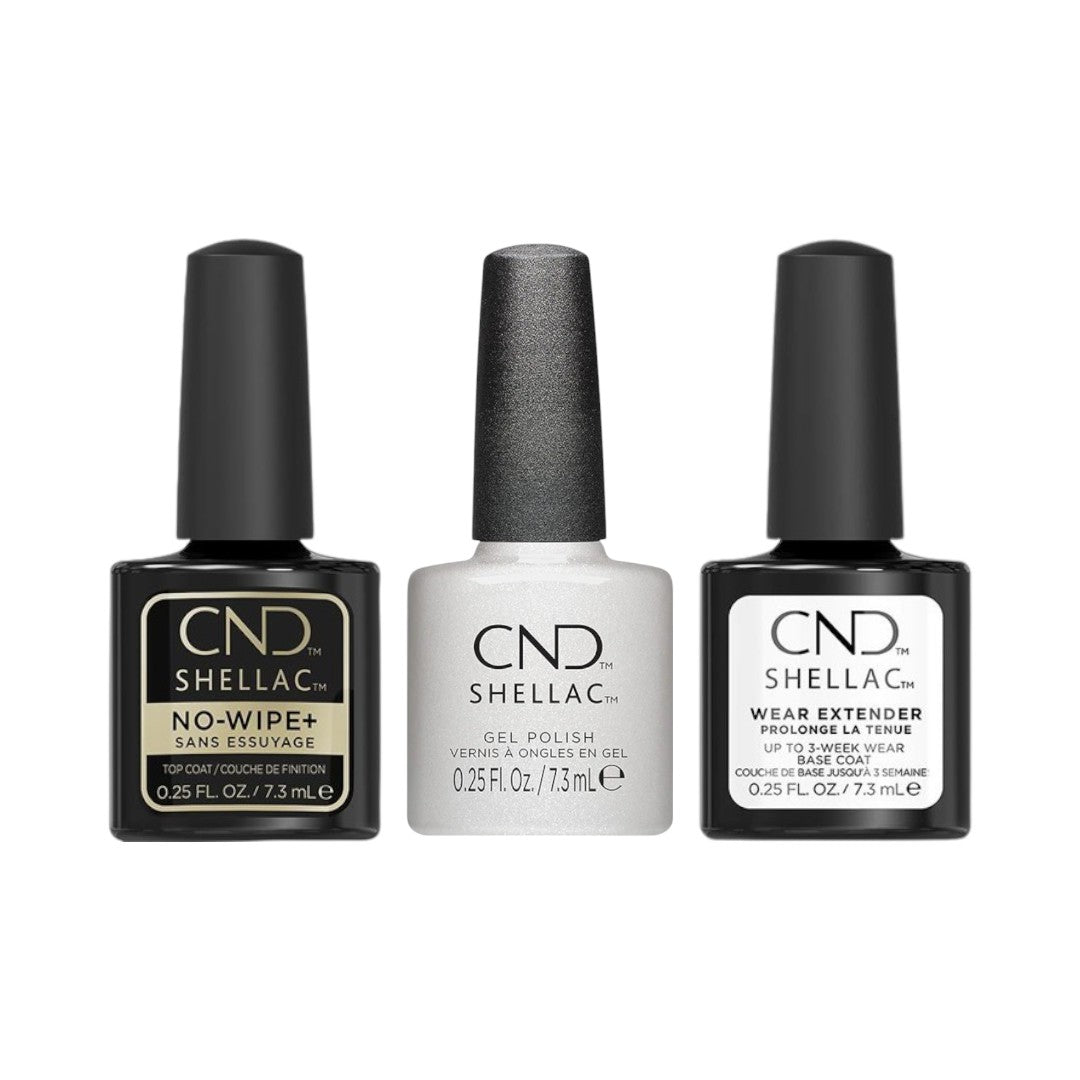 CND Shellac No Wipe+ Top, Extended Base & Colour Trio Quiet Luxury Spring 2025 Collection, cnd shellac top coat, cnd shellac colours, shellac pedicure near me