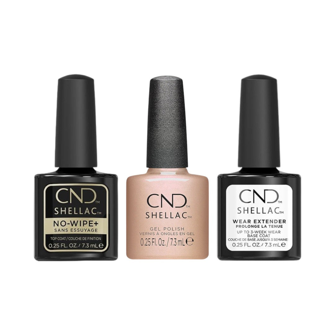 CND Shellac Top, Base & Colour Trio Quiet Luxury Spring 2025 Collection, cnd shellac top coat, cnd shellac colours