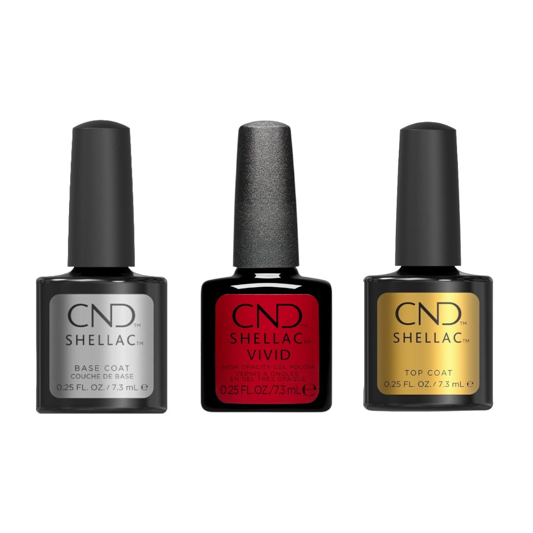 CND Shellac Top Coat, Base Coat and Colour Trio from Vivid Collection, cnd shellac top coat, cnd shellac where to buy