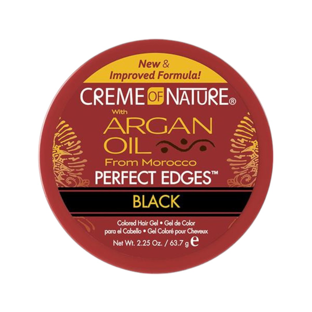 hair gel, Creme of Nature Perfect Edges Black 2.25oz, creme of nature natural, hair styling gel for ladies, hair styling gel for women