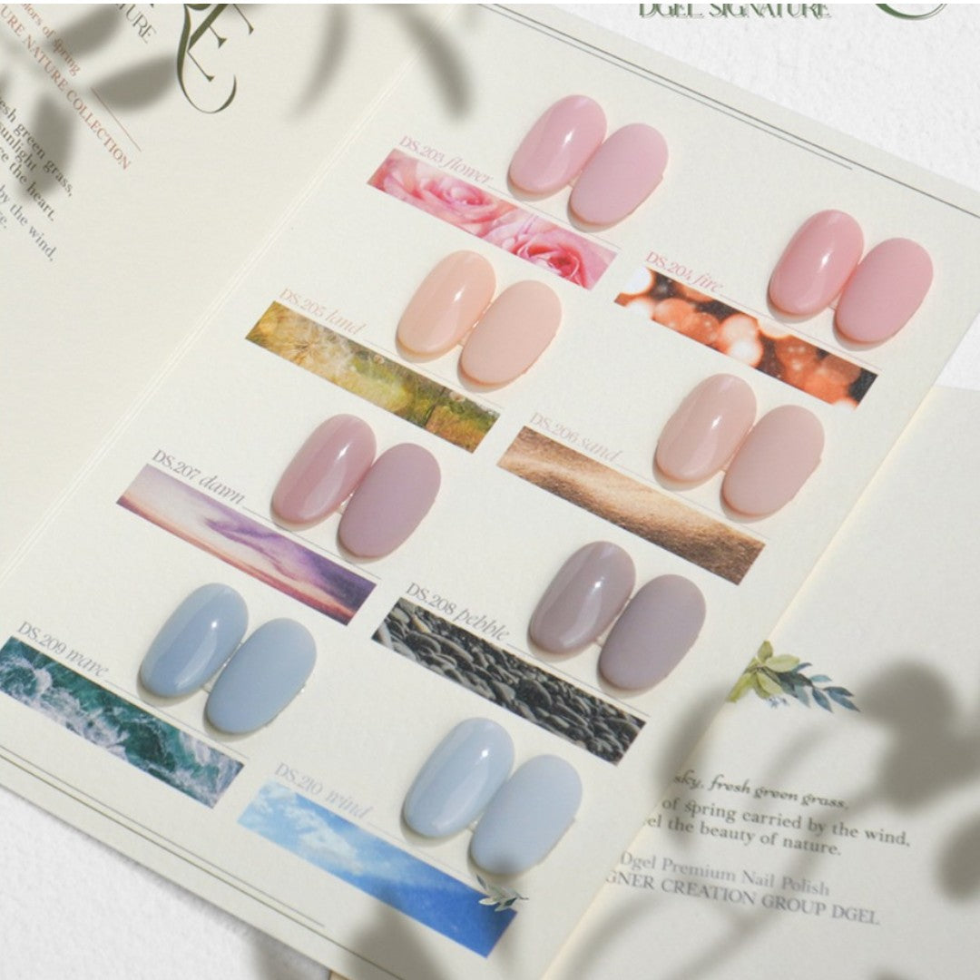 DGEL Signature Gel Polish Nature Collection, dgel korea, dgel canada, dgel gel nail polish, gel polish canada, gel nail polish kit, gel polish manicure kit, nail gel polish, capsule signature