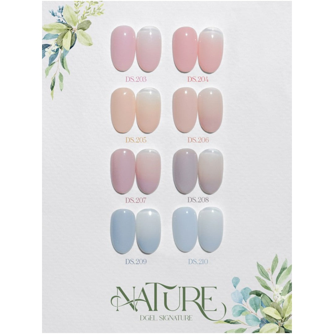 DGEL Signature Gel Polish Nature Collection, dgel korea, dgel canada, dgel gel nail polish, gel polish canada, gel nail polish kit, gel polish manicure kit, nail gel polish