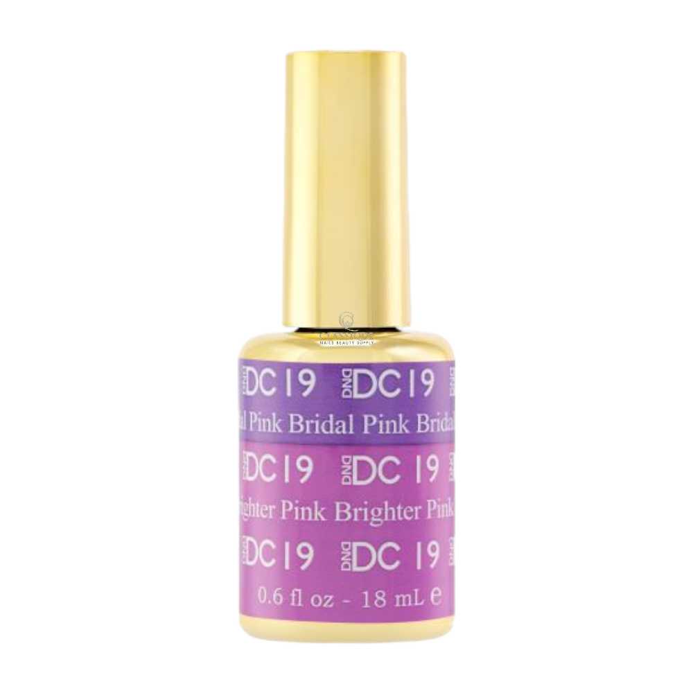 DND DC Mood Color Changing Nail Polish 19, Pink Bridal Pink Brighter, color changing nail polish, nail polish changes color, colour changing nail polish