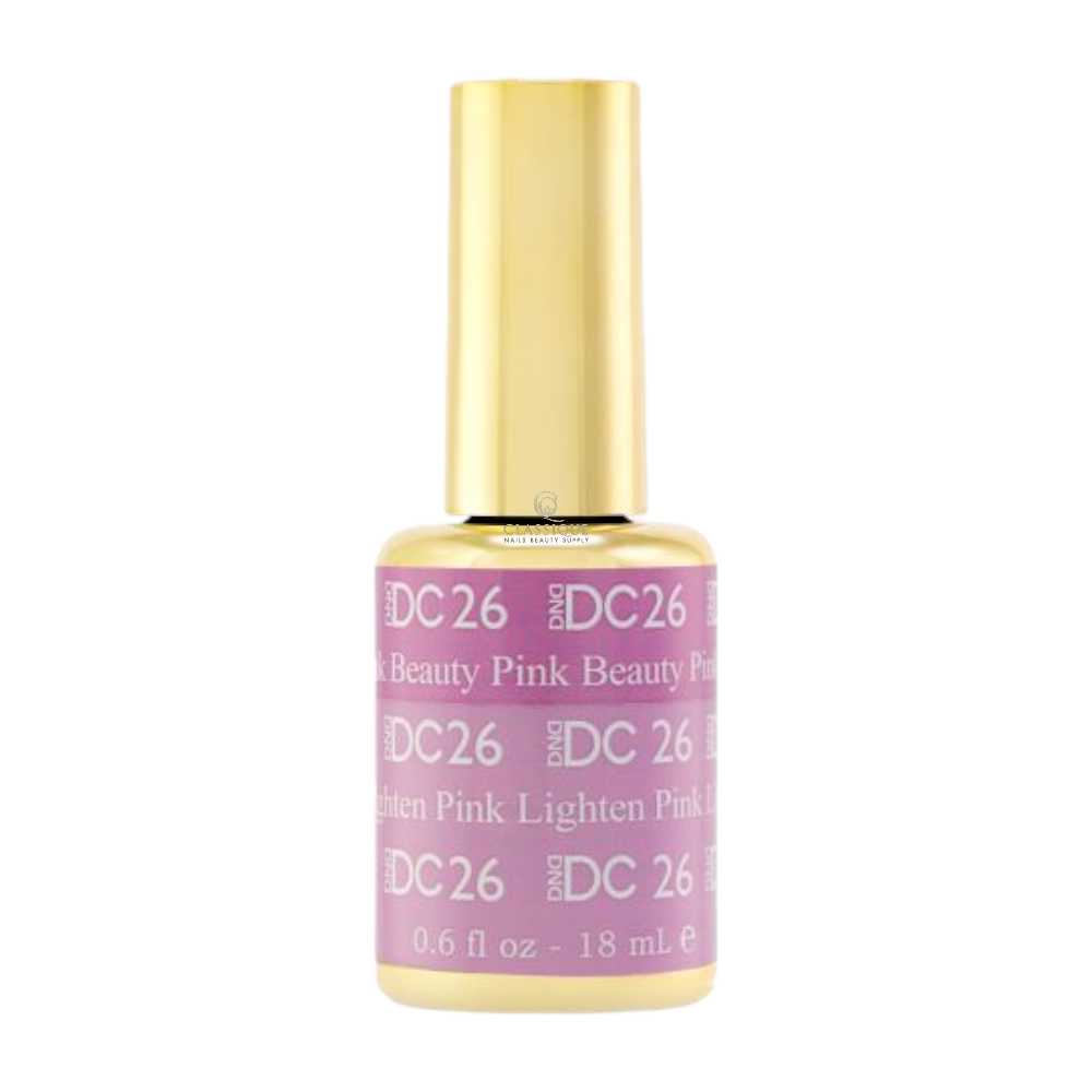 DND DC Mood Color Changing Nail Polish 26, Beauty Pink Lighten Pink, color changing nail polish, nail polish changes color, colour changing nail polish