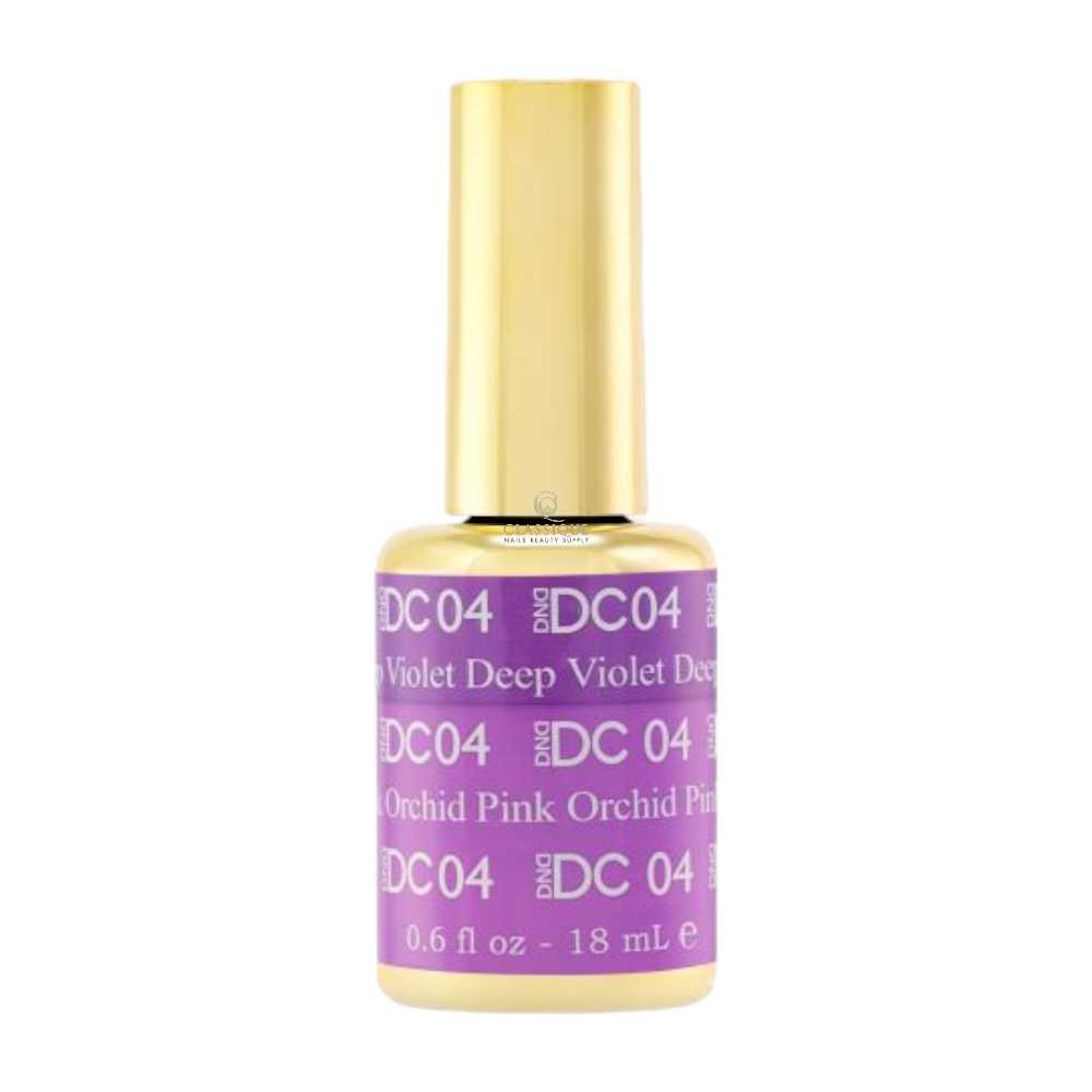DND DC Mood Color Changing Nail Polish 4, Violet Deep Pink Orchid, color changing nail polish, nail polish changes color, colour changing nail polish