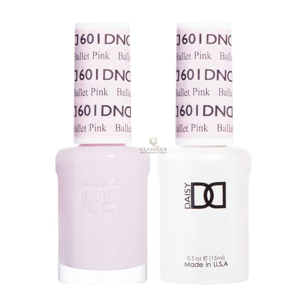 DND Gel Polish Nail Lacquer Duo 601 Ballet Pink, dnd ballet pink