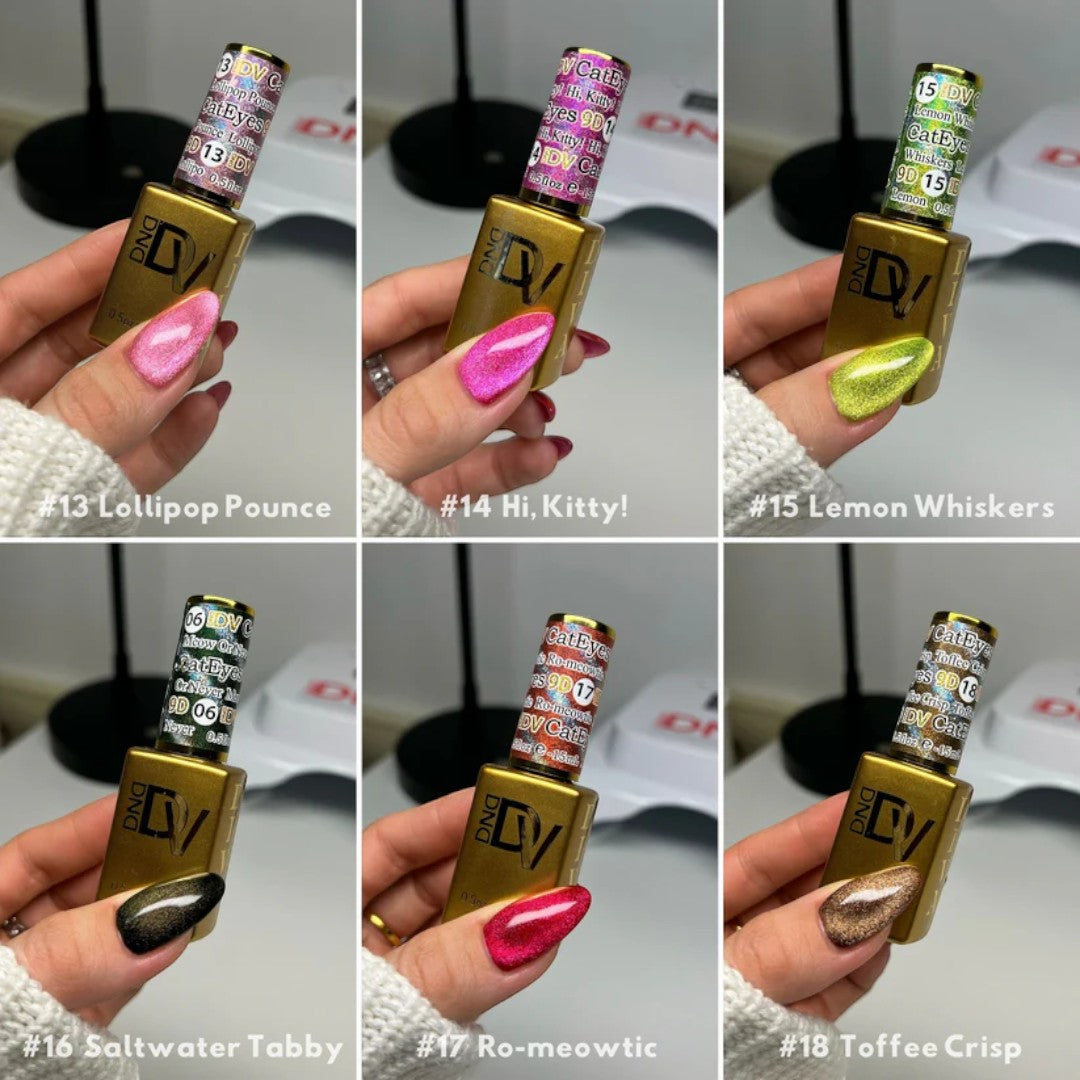 DND Diva 9D Cat Eye Gel Polish #13-24 Candy Collection