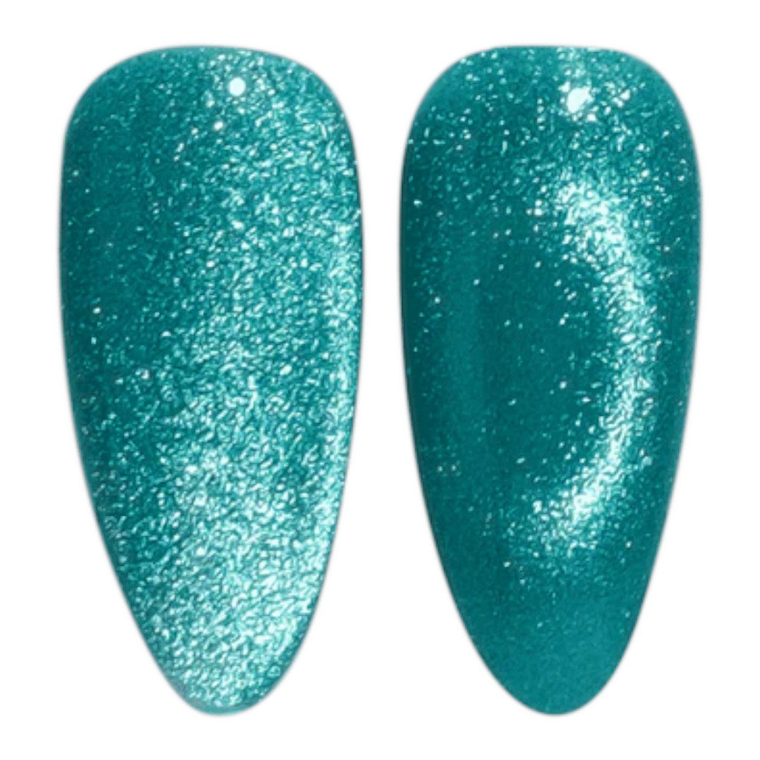 DND Diva 9D Cat Eye Gel Polish #20 Leopard Mint