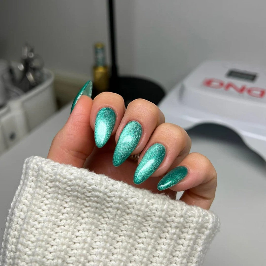 DND Diva 9D Cat Eye Gel Polish - Leopard Mint #20