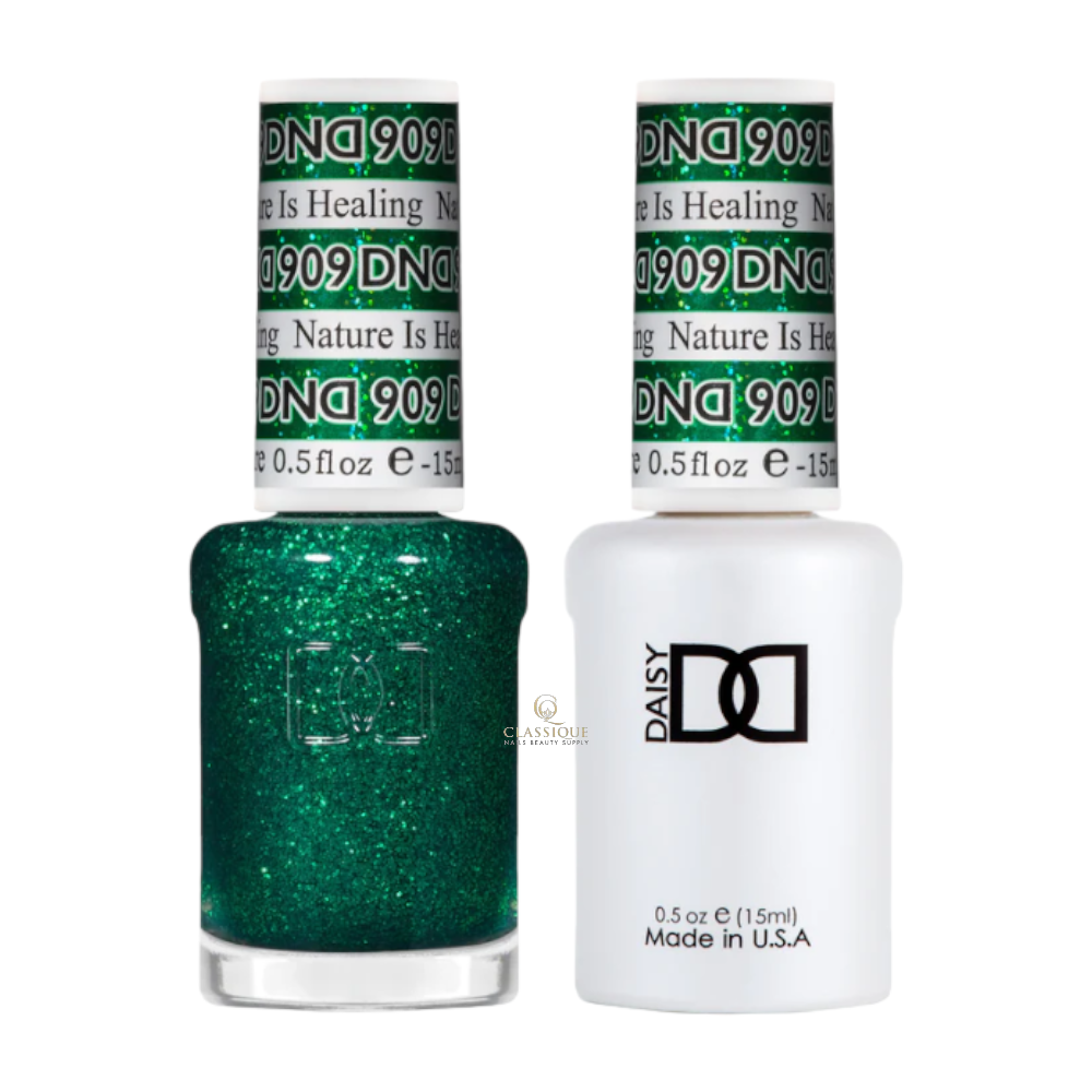 DND Duo Gel Polish & Nail Lacquer, 909 Nature is Healin, dorval nail salon