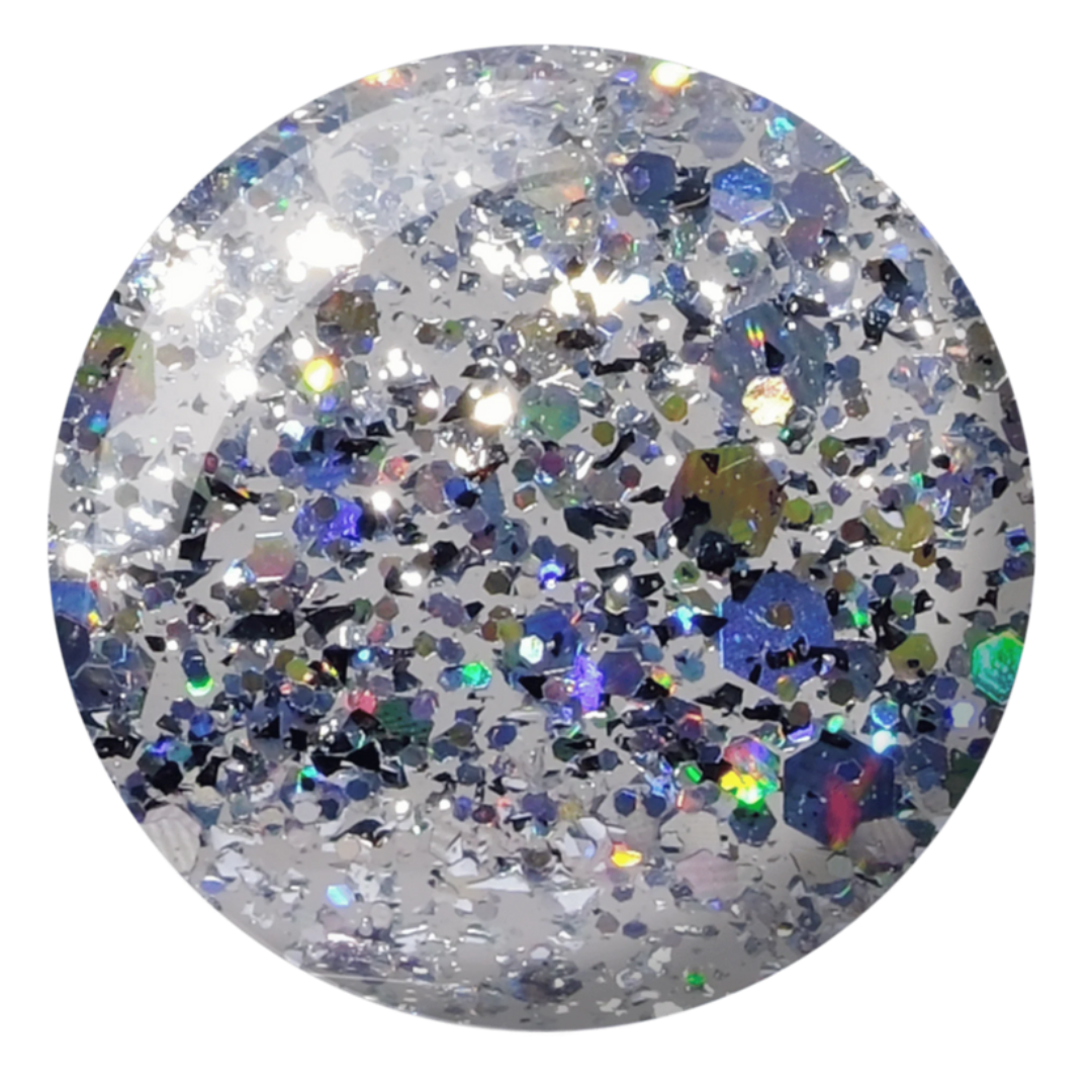 DND Diva Gel - Chunky Holo #025