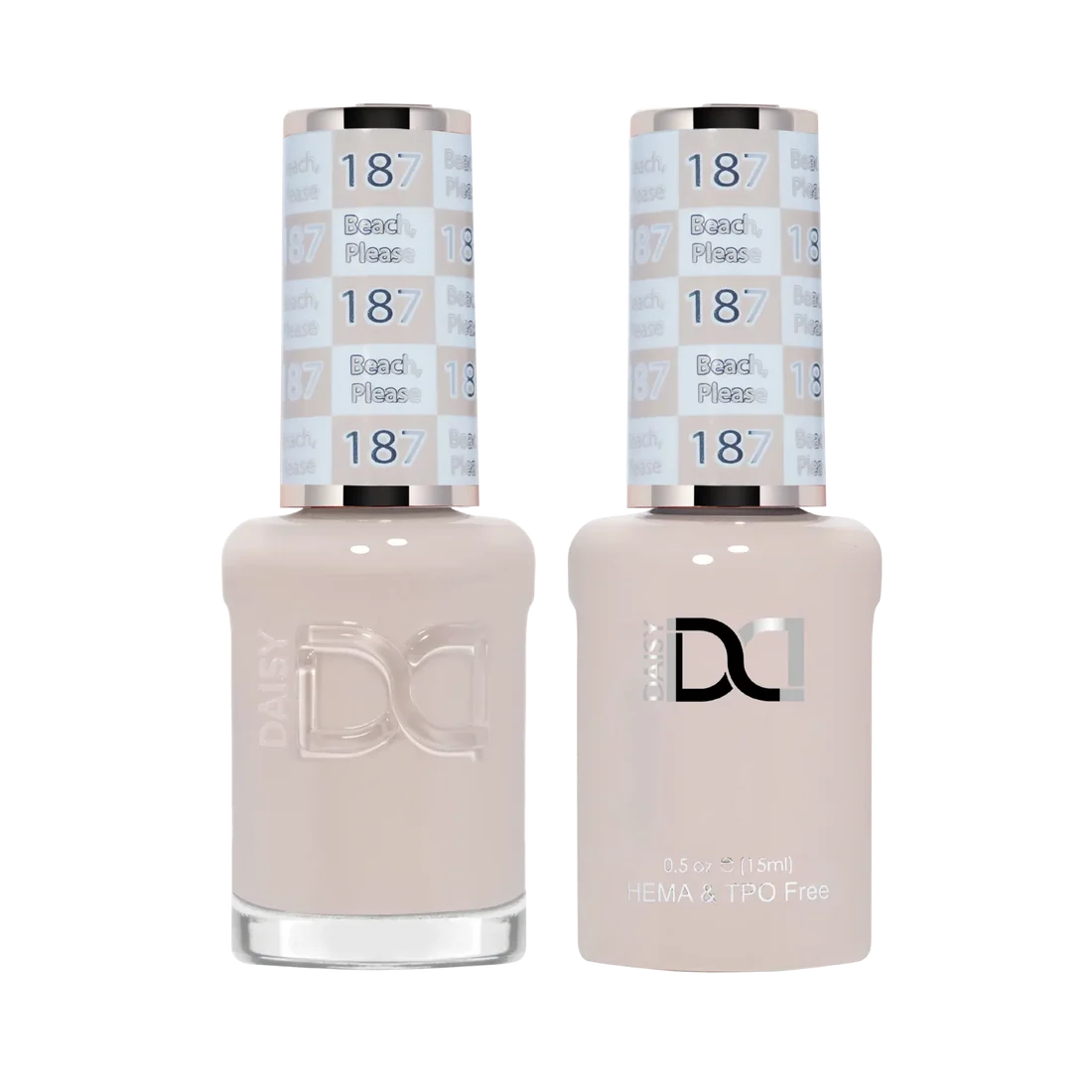 DND (HEMA/TPO-Free) Gel & Lacquer Duo - Beach, Please #187