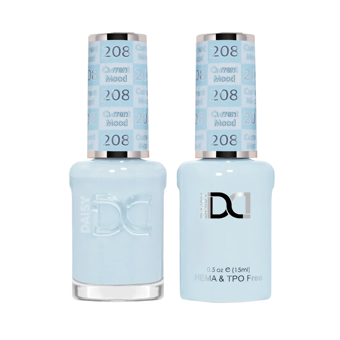 DND (HEMA/TPO-Free) Gel & Lacquer Duo - Current Mood #208