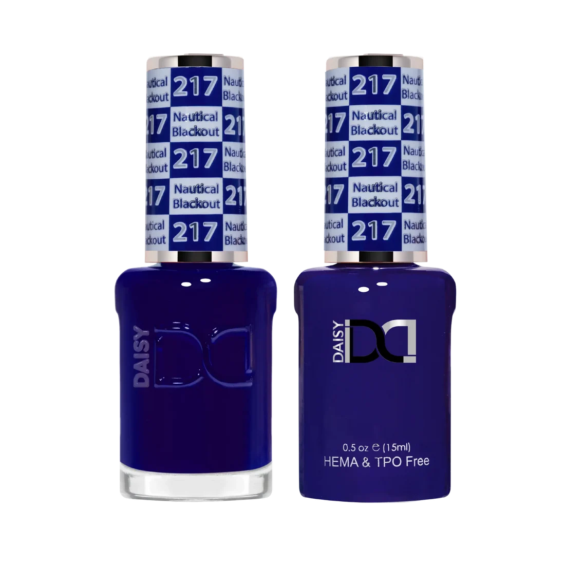 DND (HEMA/TPO-Free) Gel & Lacquer Duo - Nautical Blackout #217