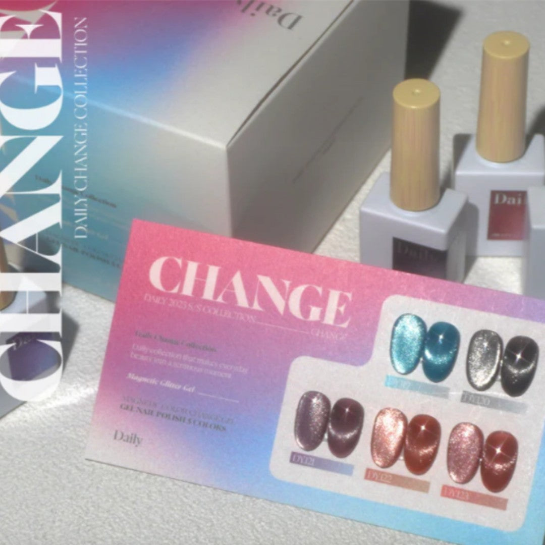 Daily Color Changing Cat Eye Hema Free Gel Polish DY123, nail polish nails