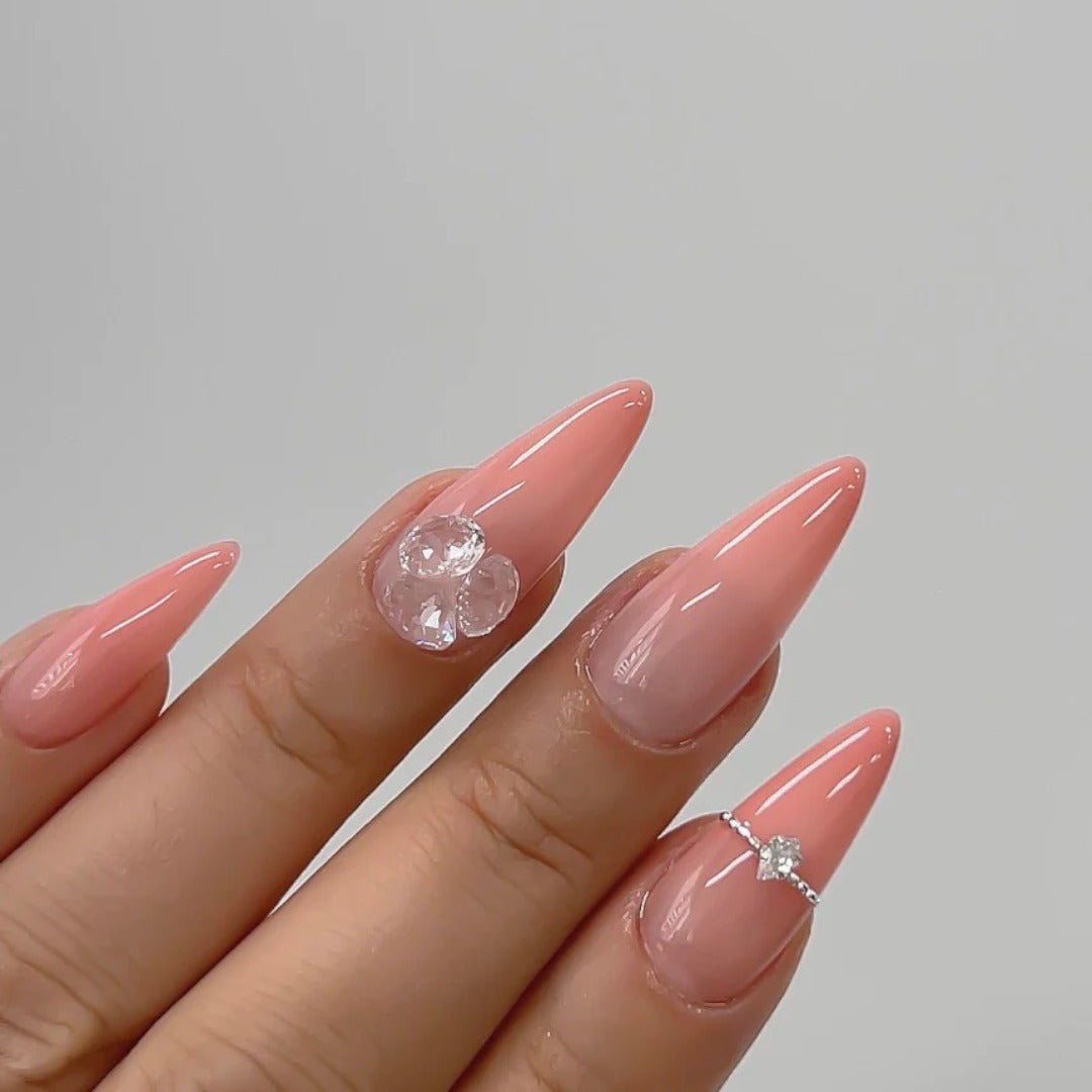 chrome holographic nails