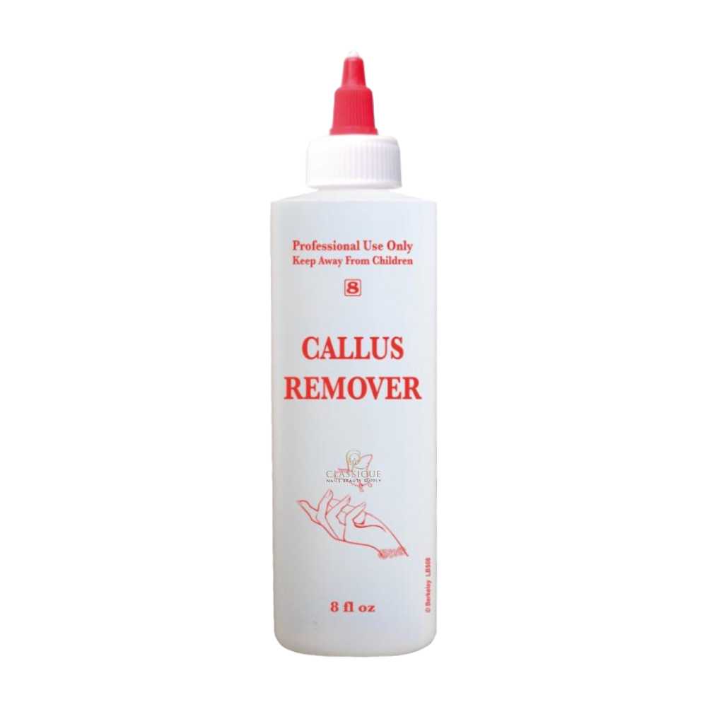 Empty Bottle 8oz Callus Remover #LB508 - Classique Nails Beauty Supply