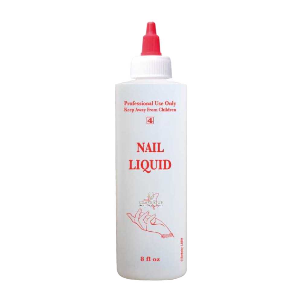 Empty Bottle 8oz Liquid #LB504 - Classique Nails Beauty Supply