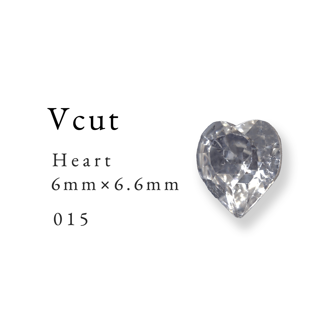 Enoi Parts - V Cut Heart 6×6.6 #015