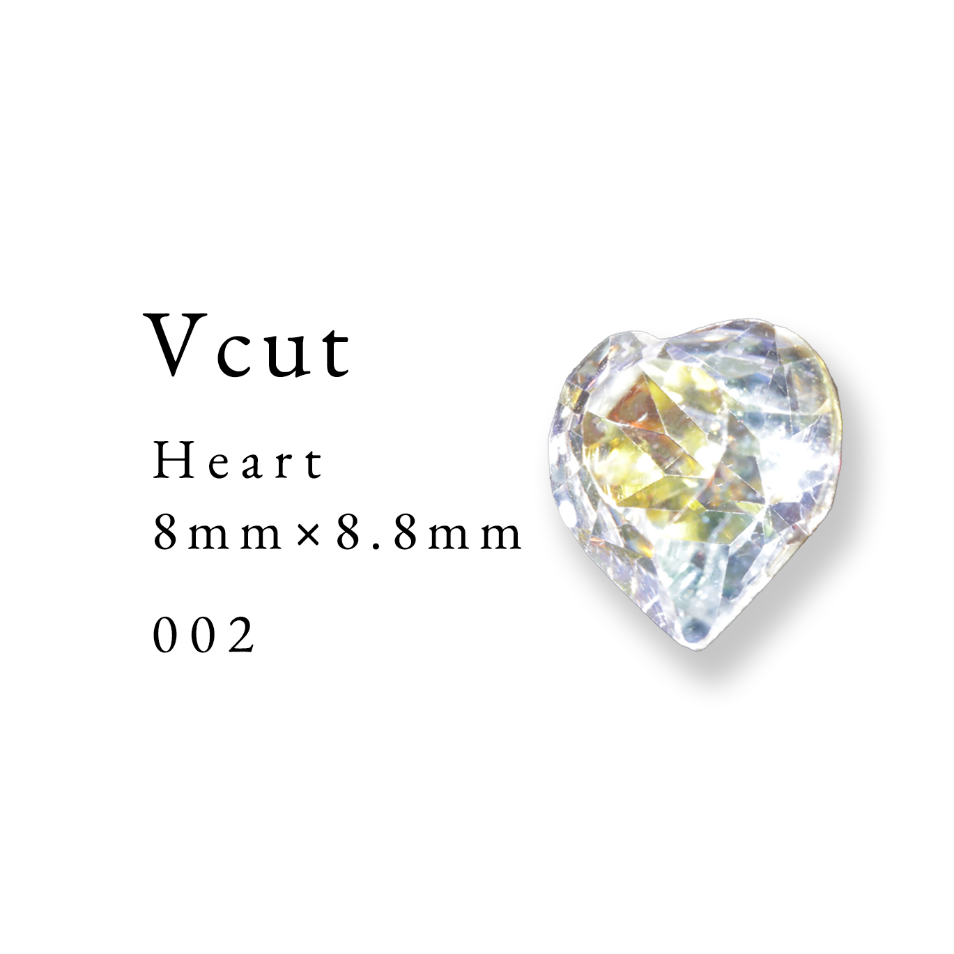 Enoi Parts - V Cut Heart 8×8.8 #002