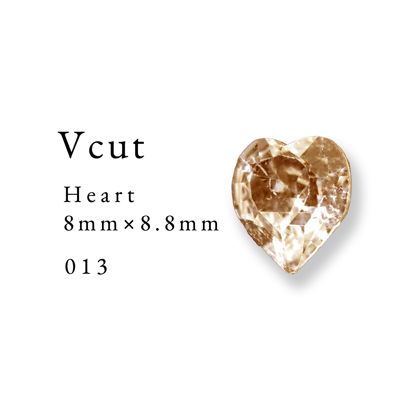 Enoi Parts - V Cut Heart 8×8.8 #013